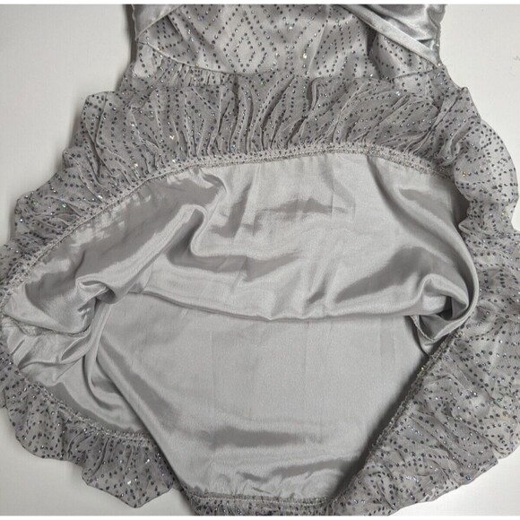 Sweetheart Neck Dress Empire Waist Balloon Prom Mini Bling Juniors Size 1 - Picture 7 of 8